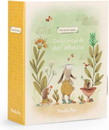 Moulin Roty Scatola di regali per la nascita Trois Petits Lapins(Italiano)