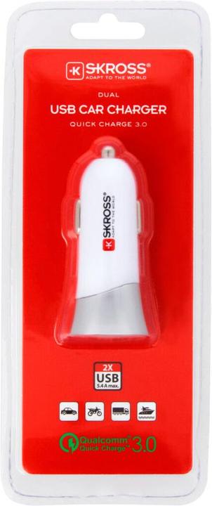 Actual product image Skross Dual USB Car Charger