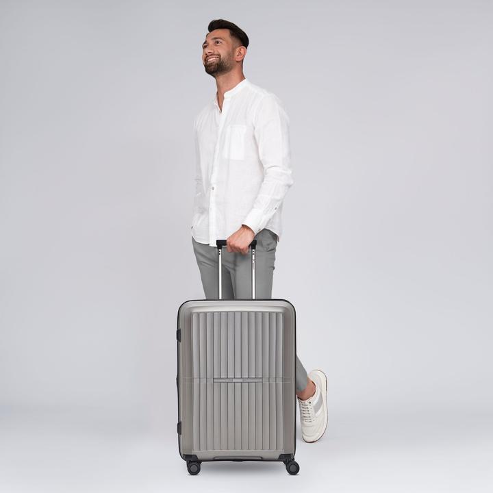 Actual product image Pactastic Collection 01 4-wheel trolley 67 cm with expansion pleat (71 l, M (50 - 90l))