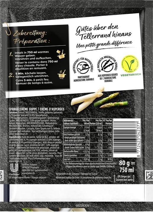 Immagine prodotto Knorr Zuppa di crema di asparagi Suprême