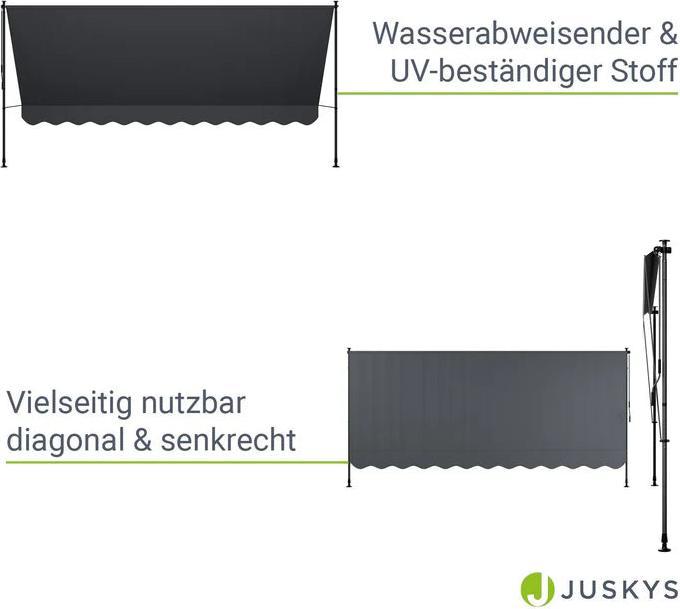 Produktbild Juskys Klemmmarkise Kapstadt (4 m)