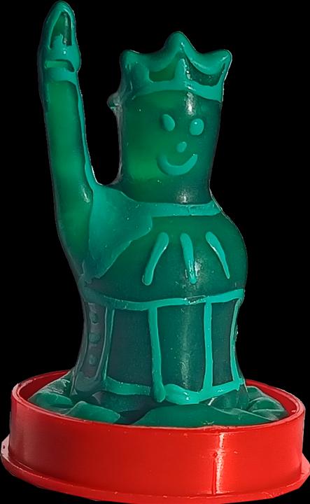 Actual product image Erco Scherzkondom mit Figur «Freiheitsstatue» 1 Stück, handbemalt, ohne Gleitmittel, Naturkautschuklatex (1 pcs.)