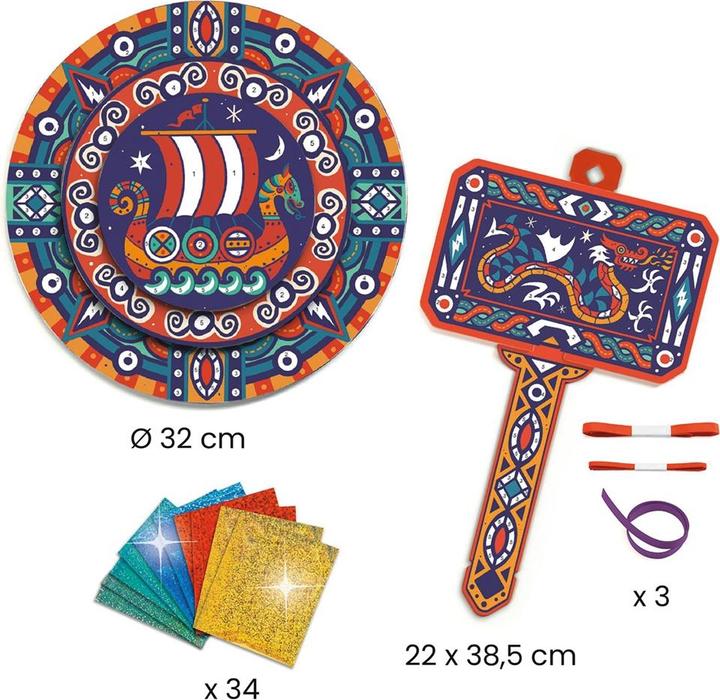 Image du produit Djeco Bricolage - Bouclier et marteau vikings