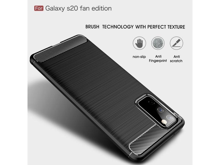 Produktbild Screenguard Carbon Brushed Soft TPU Case (Samsung Galaxy S20 FE)