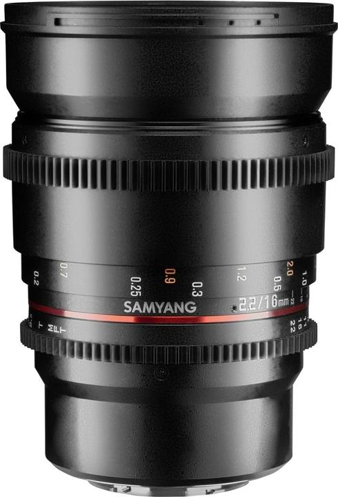 Actual product image Samyang MF 16mm f/2.0 ED AS UMC CS Canon M (Canon EF-M, APS-C / DX)