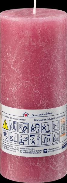 Actual product image dm Profissimo Candle rustic 160/68 berry (1 pcs.)