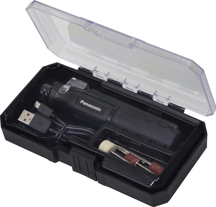 Produktbild Panasonic Akku-Mini-Schleifer/Gravierer 3.7V inkl. USB-Ladekabel und Startset