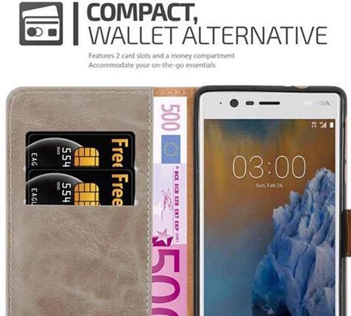 Actual product image Cadorabo Case Luxury Book (Samsung Galaxy J3 2017 (US version))