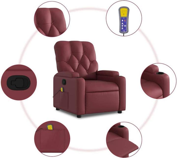 Immagine prodotto VidaXL Sedia da massaggio in similpelle
