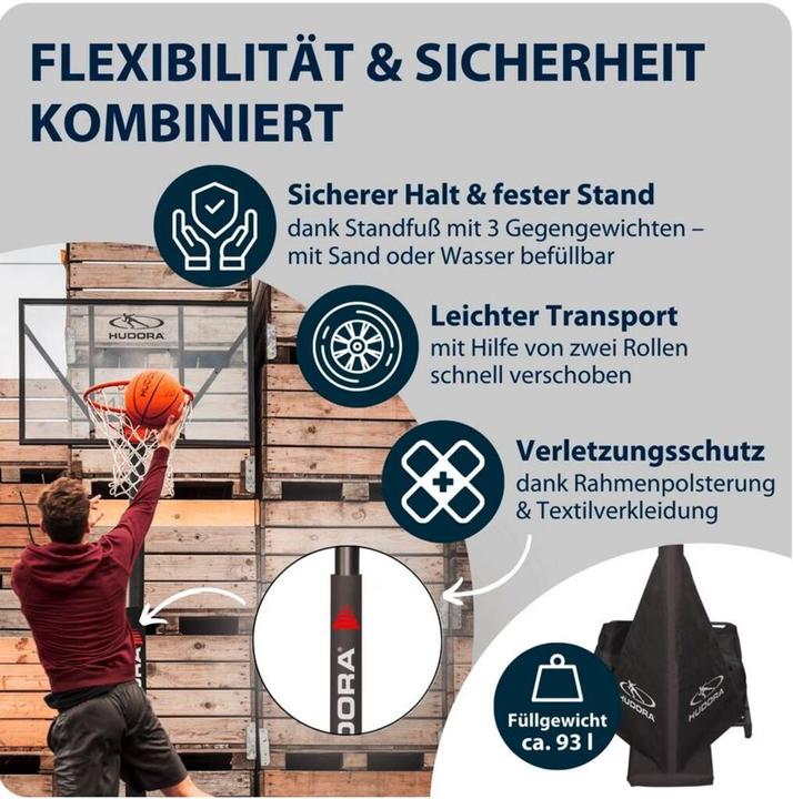 Actual product image Hudora Basketball Stand Competition Pro