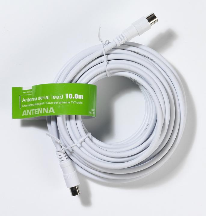 Actual product image Vivanco Coaxst. Coax coupling (75 dB, Antenna cable)