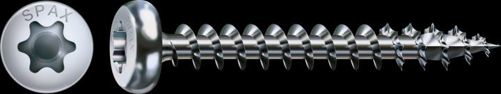 Produktbild Spax Spanplattenschraube, Torx, panhead, GrÃ¶ÃŸe 4,0 x 15 mm (1000 Schrauben pro Stück)
