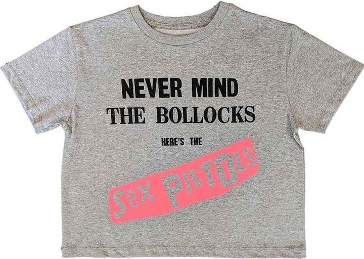Sex Pistols Never Mind The Bollocks Original Album Crop Top (Girlie)