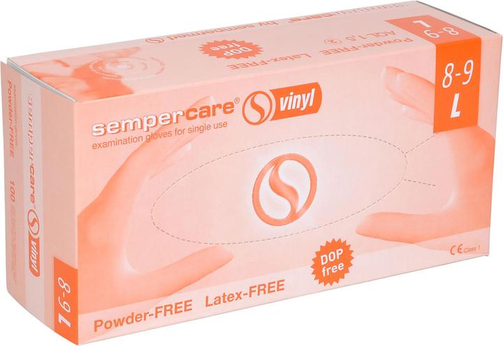 Produktbild Sempercare Vinyl puderfrei Einweghandschuh (L)