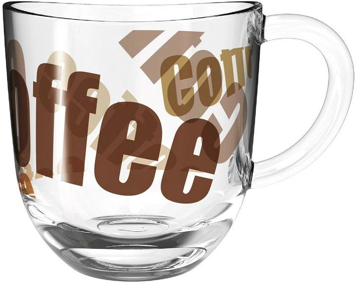 Image du produit Leonardo Tasse à café Napoli avec texte 280 ml, Transparent (280 ml, 6 x)