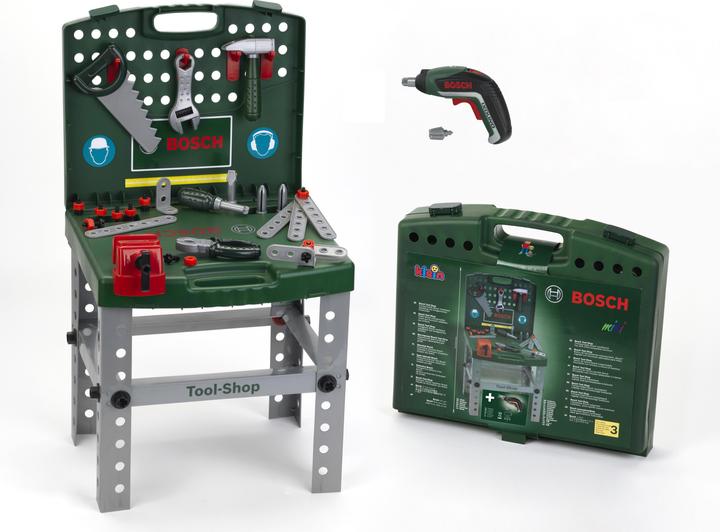 Actual product image Theo Klein Bosch transportable tool shop