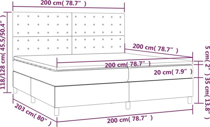 Actual product image VidaXL Arielle (200 x 200 cm)