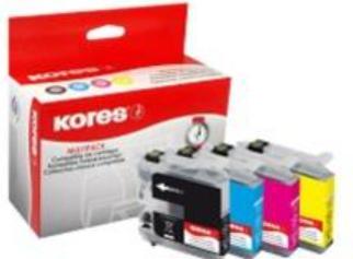 Immagine prodotto Kores Multi-Pack Ink per brother DCP-J132W/DCP-152W compatibile con il numero OEM. (M, FC, C, Y)