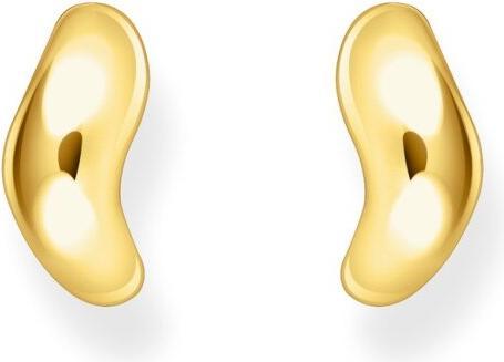Actual product image Thomas Sabo Earcuff in curved shape (750 yellow gold gilding, 925 sterling silver)