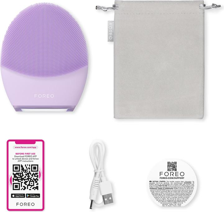 Produktbild Foreo LUNA Plus 4 Cleaning and lifting sonic brush - Variant: Sensitive Skin