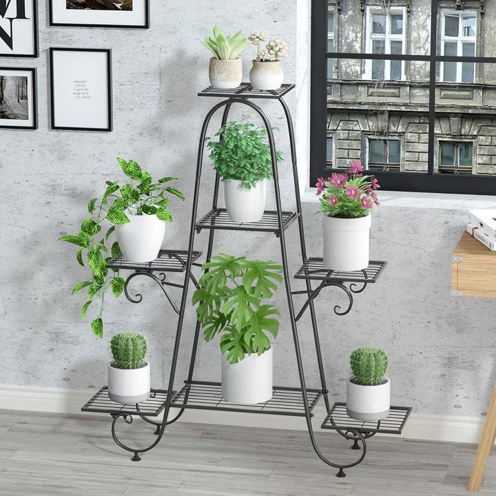 Image du produit Unho Pflanzenregal mit 7 Ablagen