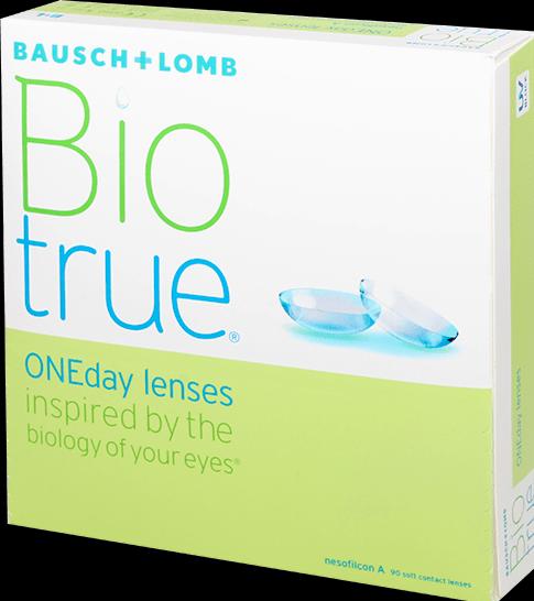 Actual product image Biotrue ONEday (90 Piece, Daily lens, Spherical)