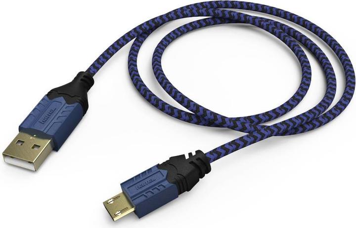 Actual product image Hama Controller charging cable High Quality (2.50 m, USB 2.0)