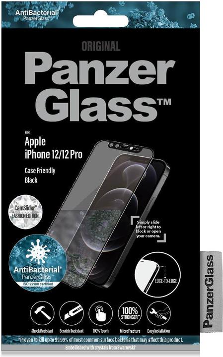 Produktbild PanzerGlass Case Friendly Swarovski (1 Stück, Apple iPhone 12, Apple iPhone 12 Pro)
