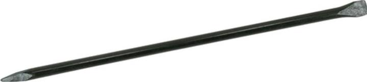 Ideal Crowbar length 1250 mm width 30 mm shape round with tip and straight edge black lacquered