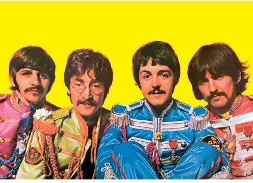 Produktbild The Beatles Postkarte Sgt Pepper Standardgrösse