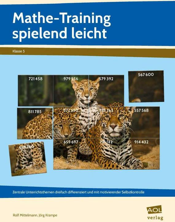 Image du produit Mathe-Training spielend leicht - 5. Klasse (Allemand, Jörg Krampe, Rolf Mittelmann, 2021)