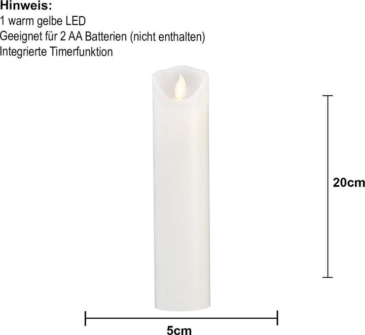 Actual product image Star Trading LED Pillar Candle M-Twinkle (1 x)