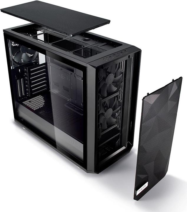 Actual product image Fractal Meshify S2 Black - TG (ATX, mATX, Mini-ITX, E-ATX)