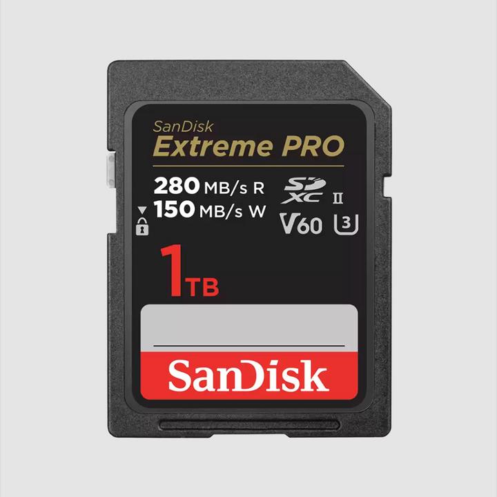 Produktbild SanDisk Extreme PRO UHS-II V60 (1000 GB, SDXC, U3, UHS-II)