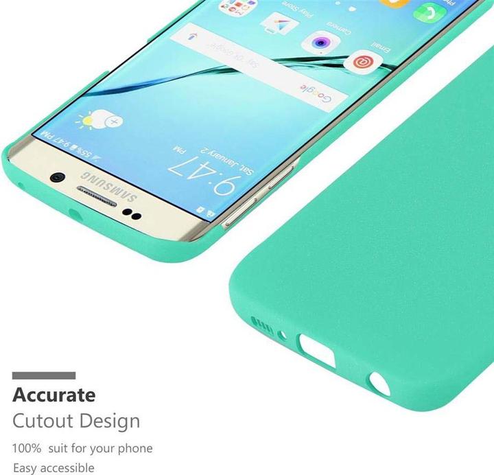 Image du produit Cadorabo Couverture rigide Frosty Cover (Samsung Galaxy S6 Edge)