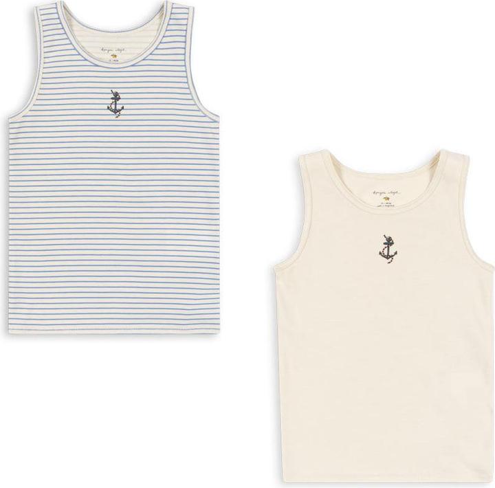 Immagine prodotto Konges Slojd 2Pack Basic Tanktop Stripe Provence (110)