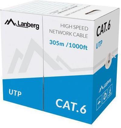 Actual product image Lanberg Network cable (U/UTP, CAT6, 305 m)