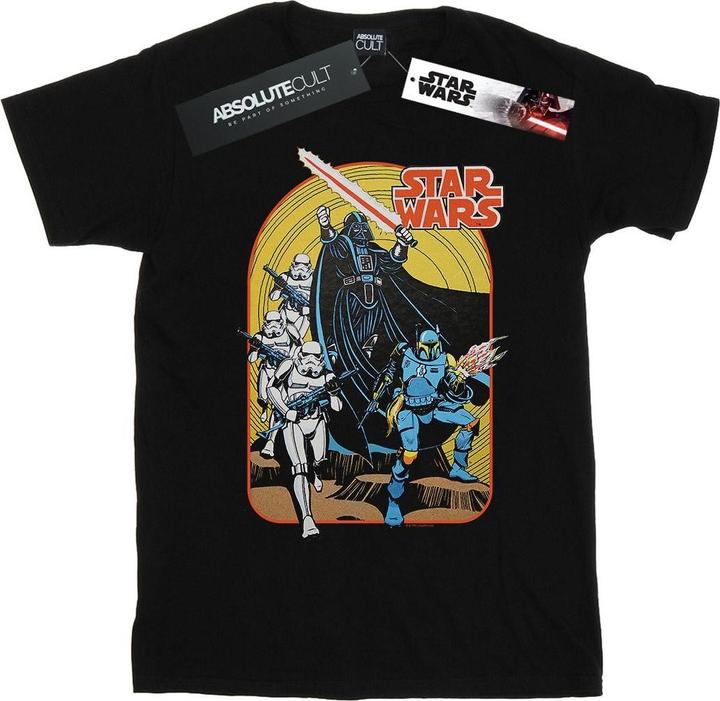 Produktbild Star Wars Vintage Comic Scene TShirt (4XL)