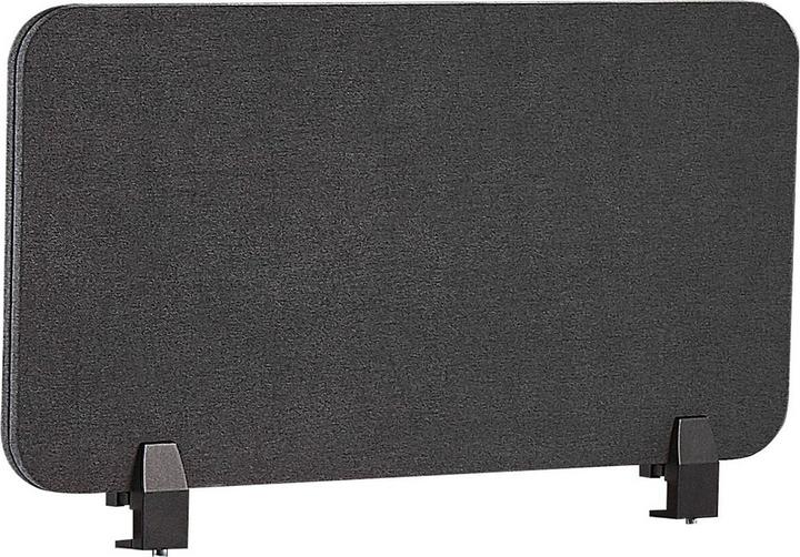 Actual product image Beliani Desk divider dark grey 80 x 40 cm WALLY (80 x 40 cm)