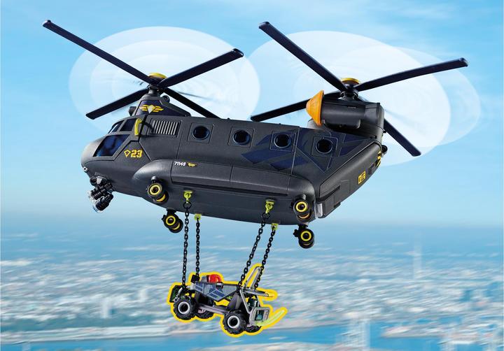Actual product image Playmobil SWAT rescue aircraft (71149, Playmobil City Action)