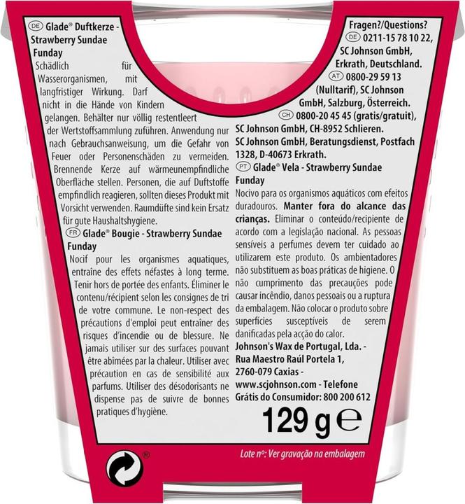 Image du produit Glade Duftkerze (129 g)