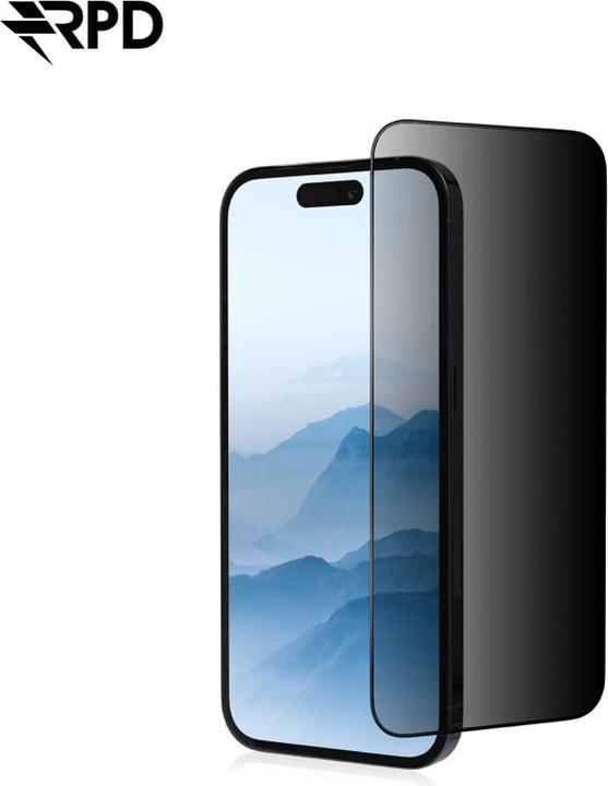 Image du produit RPD iPhone 16 Pro Max - SilkTouch Premium - Edge-to-Edge Tempered Glas / Panzerglas, Privacy (1 pièce(s), Apple iPhone 16 Pro Max)