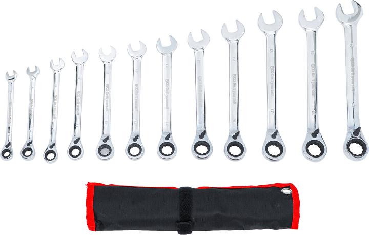 Produktbild BGS Ratschenring-Maulschlüssel-Satz (8 mm, 9 mm, 10 mm, 11 mm, 12 mm, 13 mm, 14 mm, 15 mm, 16 mm, 17 mm, 18 mm, 19 mm)