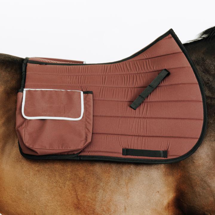 Produktbild Fouganza Schabracke Wanderreiten mit Tasche braun