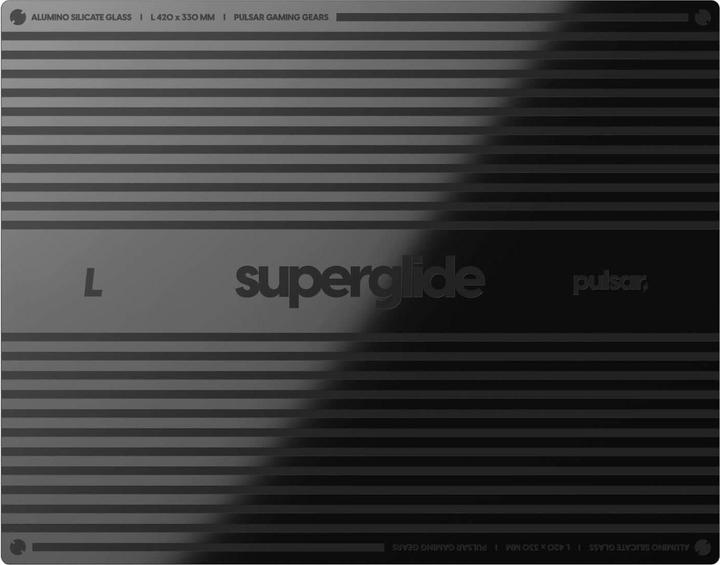 Immagine prodotto Pulsar Gaming Gears Tappetino Superglide Glass Mouse v2 L (L)