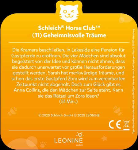 Produktbild Tigermedia Tigercard- Schleich Horse Club (11): Geheimnisvolle Träume (Deutsch)