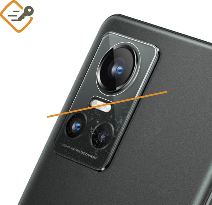 Actual product image Avizar Rear camera film, camera protection film (1 Piece, Realme GT Neo 3)