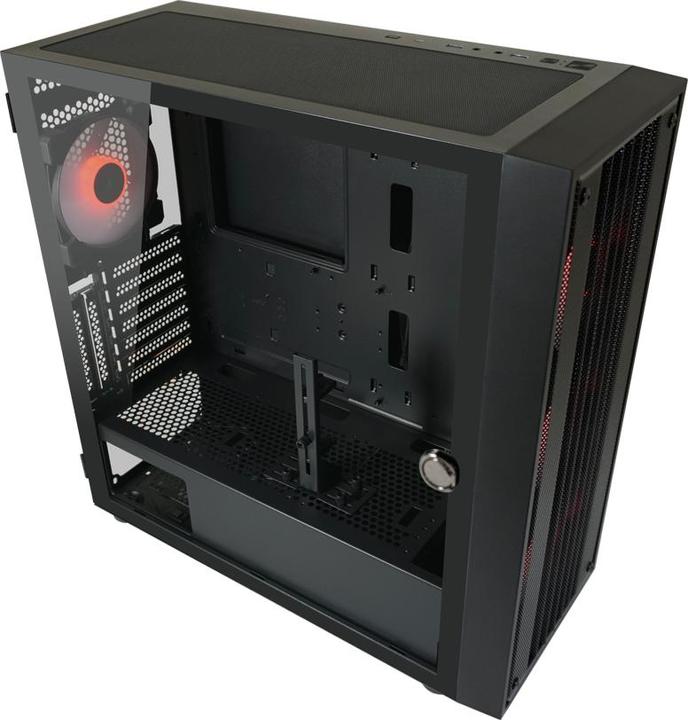 Produktbild LC-Power Geh?use Micro-ATX 810B black USB3.2/Audio,o.Netzteil (mATX, Mini-ITX, ATX, E-ATX)