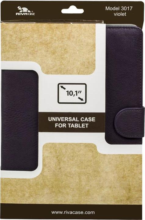 Actual product image Rivacase 3017 violet tablet case 10.1 (Acer Iconia Tab 10.1, Asus Transformer Pad, Lenovo IdeaTab 10.1, Galaxy Note 10.1)