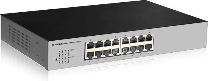 Image du produit Digitus Commutateur Fast Ethernet N-Way 16P (16 ports)
